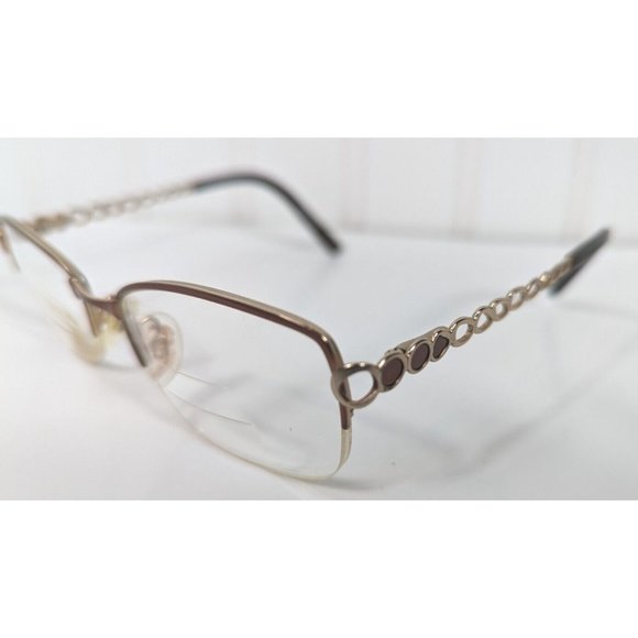 Brendel ESCHENBACH 902134 60 Brown Gold‎  Eyeglasses Glasses Frame Only - Picture 2 of 10